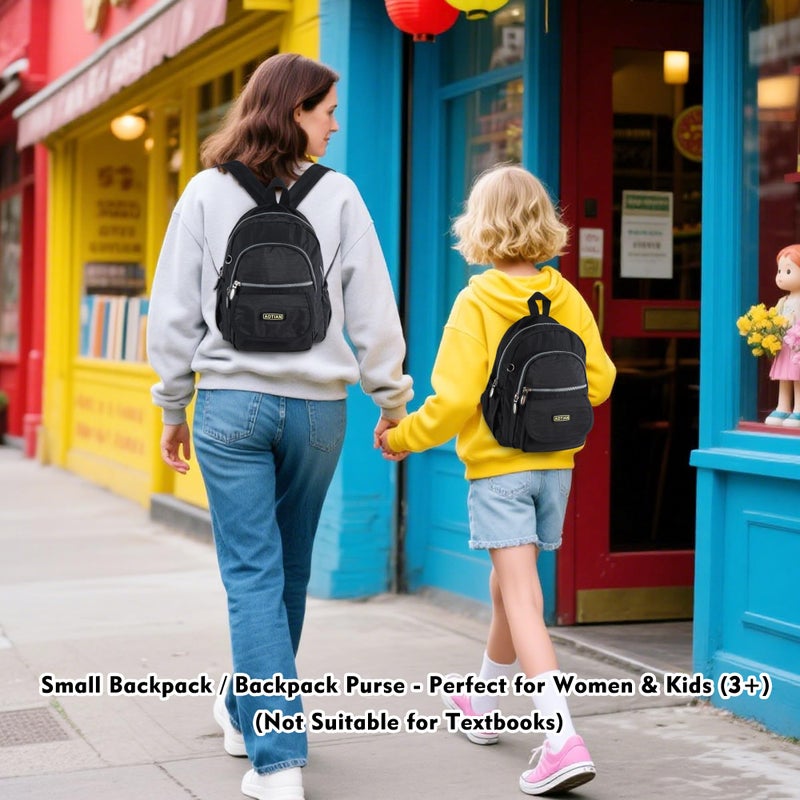 AOTIAN Mini Nylon Women Backpacks Casual Lightweight Small Daypack for Girls - Image 2